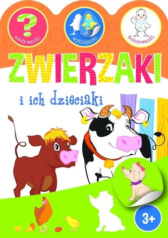 Zwierzaki i ich dzieciaki. Zgadywanki, wyklejanki