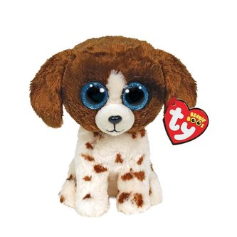 Beanie Boos Muudles - Brązowo-biały pies 15cm Beanie Boos Muudles - Brązowo-biały pies 15cm