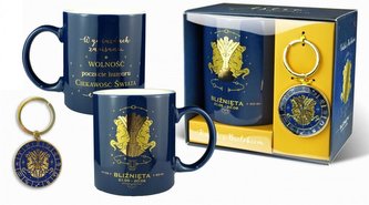 Zestaw kubek + brelok Astro-Bliźnięta