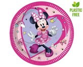 Talerzyki papierowe Minnie Junior 20cm 8szt