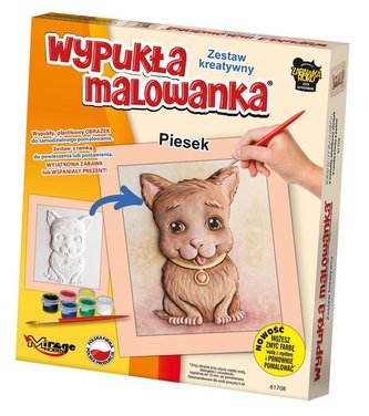 Wypukła Malowanka - Mały Piesek Wypukła Malowanka - Mały Piesek