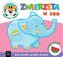 Zwierzęta w zoo. Kolorowanka z grubym obrysem