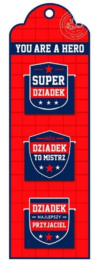Zestaw zakładek My Hero-Dziadek