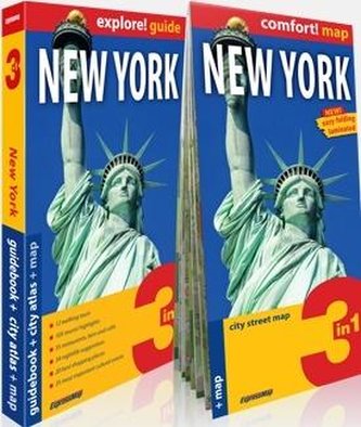 New York 3in1:guidebook + city atlas + map