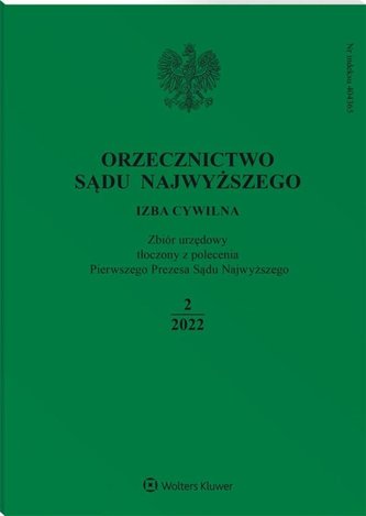 Orzecznictwo Sądu Najwyższego 2/2022