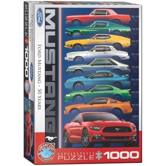 Puzzle 1000 Ford Mustang - 50 lat