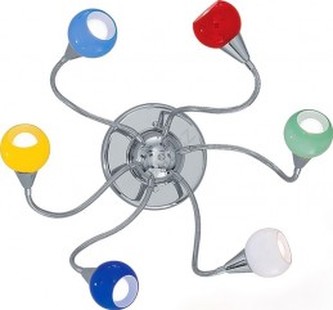 STROPNÍ A NÁSTĚNNÉ SVÍTIDLO TENDER PL6 Color 006550 barevné