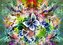 Puzzle 1500 Wiosenne kwiaty i motyle