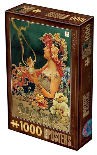 Puzzle 1000 Stare plakaty, Czekolada