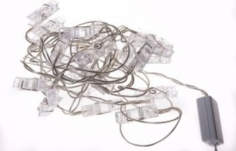 SVĚTELNÝ INTERIÉROVÝ LED ŘETĚZ KOLÍČKY 3 m