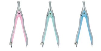 Cyrkiel GR-C106 pastelowy + grafity GRAND