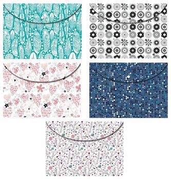 Koperta na dokumenty dekor A5 mix 1 kus