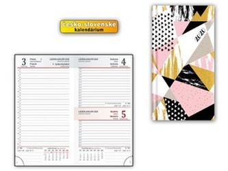 Diář 2020 D802 Lamino 2 90x170 mm