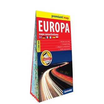 Premium! map Europa mapa samochodowa 1:4 000 000