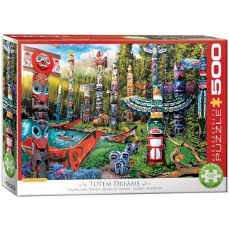 Puzzle 500 Totemy XXL