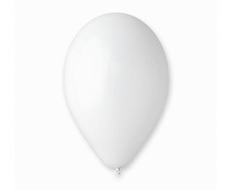 Balonky 30 cm - bílé 100 ks