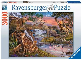 Puzzle 3000 Królestwo zwięrząt