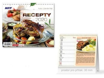 Mini Recepty - stolní kalendář 2020