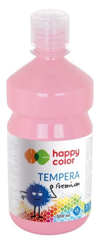 Farba tempera Premium 500ml różowa HAPPY COLOR