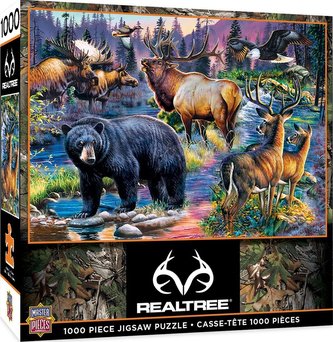 Puzzle 1000 Dzikie zwięrzęta