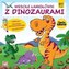 Wesołe łamigłówki z dinozaurami + figurka