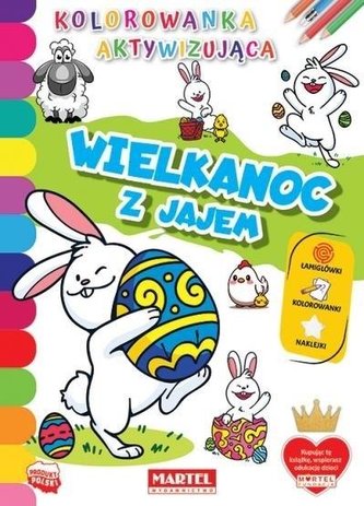 Kolorowanka aktywizująca.. Wielkanoc z jajem