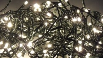 VENKOVNÍ SVĚTELNÝ LED ŘETĚZ, 17,9 m 6500K