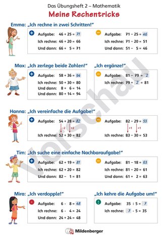 Das Übungsheft Mathematik 2 - Poster