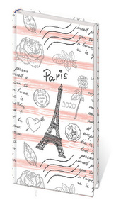 Diář 2020 A6 LYRA týdenní Paris