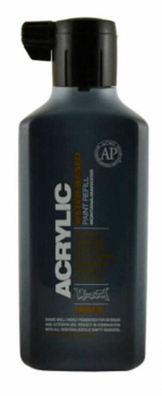 Akrylový inkoust Montana 180ml – černý