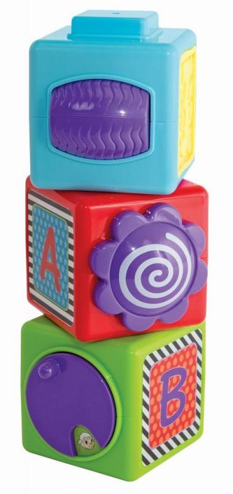 Veselé aktivní kostky stohovací