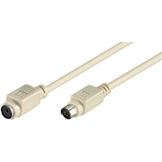 PremiumCord PS/2 prodlužovací 5m