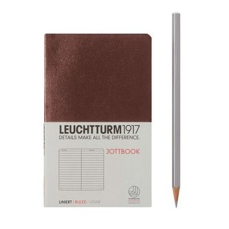 LEUCHTTURM1917 JOTTBOOK POCKET (A6), linky, Tabaco 341558