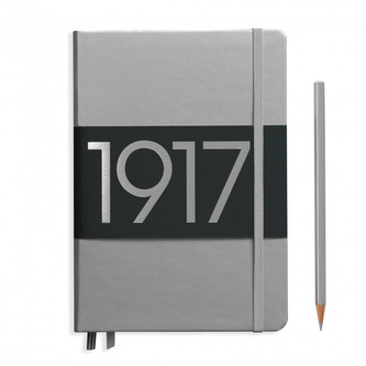Zápisník Leuchtturm1917 - notebook A5-linkovaný-stříbrný
