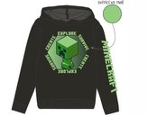 MIKINA MINECRAFT - SVÍTÍCÍ - velikost 9