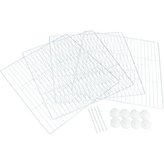 Rozšiřovací drátěně nástavce 35 x 35 cm k výběhu  #62460, 4 ks, bílá