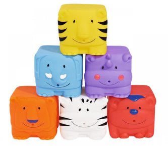 Stříkací kostičky zvířátka do vany