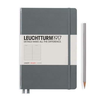 LEUCHTTURM1917 Notebook (A5), lined, anthracite 344782