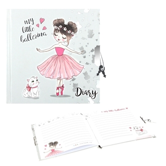 Deník se zámkem Balerína