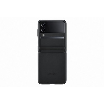 Samsung Flap Leather Cover Flip4 Black