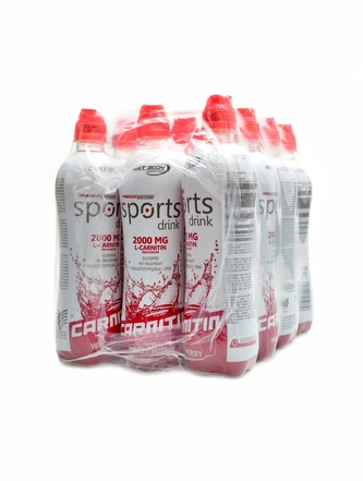 Best Body nutrition - Sports drink s carnitinem RTD 12 x 500 ml - divoká višeň