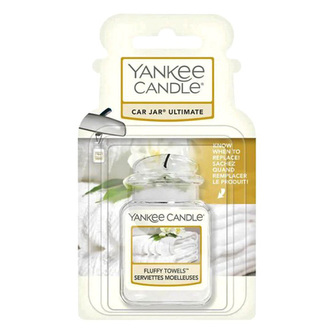 Osvěžovač do auta Yankee Candle, Nadýchané osušky, 1x visačka