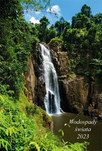 Kalendarz 2023 Ścienny wieloplanszowy Wodospady