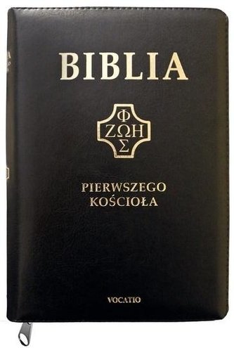 Biblia pierwszego Kościoła z paginat. czarna