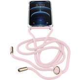 Cellularline Neck-Case se šňůrkou na krk Apple iPhone 12/12 Pro růžové