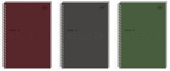 Kołozeszyt A5/50K kratka Karton tł. Simple (10szt)