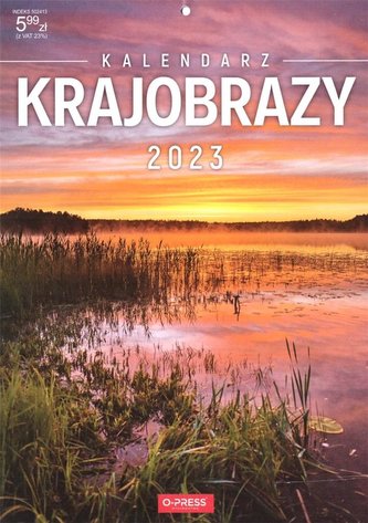 Kalendarz 2023 A4 Ścienny krajobrazy