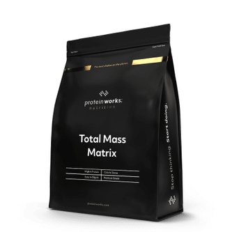 Total Mass Matrix - The Protein Works - banánový koktejl - 2000 g