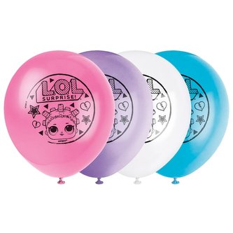 Latexové balonky LOL Surprise 30 cm - 8 ks - Unique