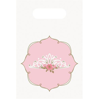 Party papírové tašky Na den princeznou 8 ks